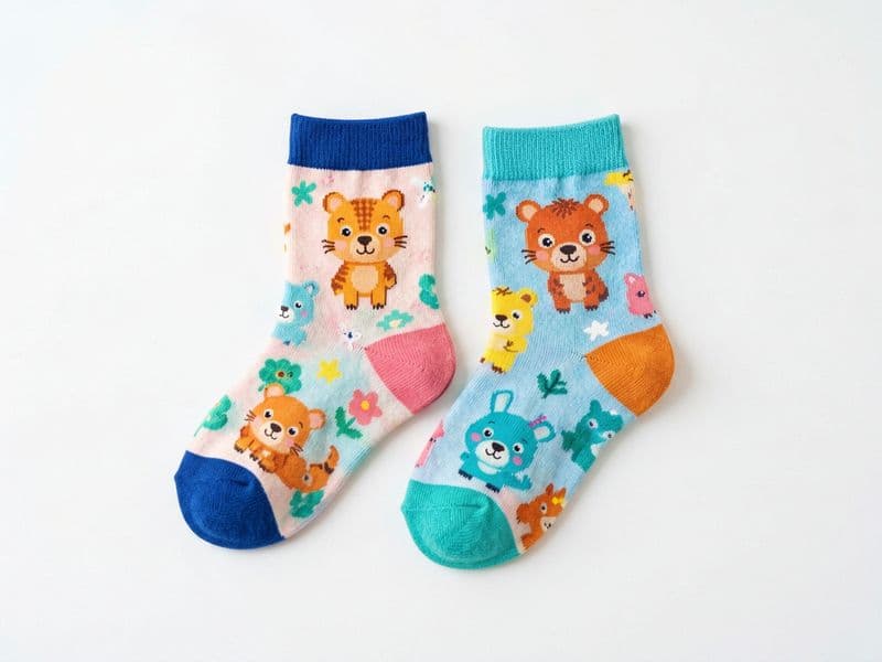 Kids Cartoon Cotton Socks